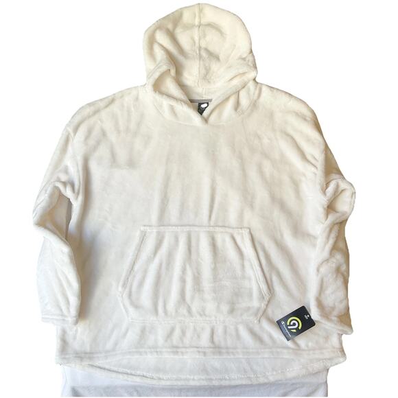 C9 Champion Men Hoodie Size XXL White Fleece Activewear Long Sleeve Pocket NWT - Picture 1 of 12